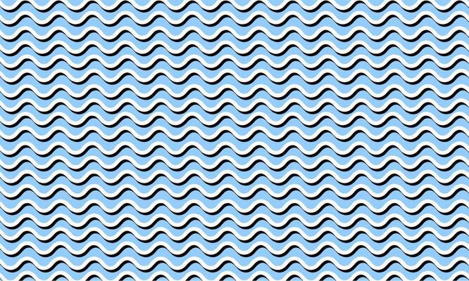 water background with papercut effect. Vector illustration