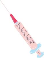 Hygienic syringe illustration vector