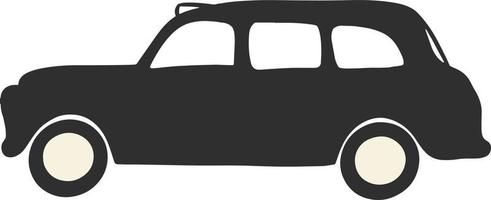 London black cab illustration vector