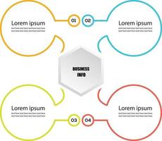 plantilla de elementos infográficos para series de evolución, diagrama, banner creativo. vector