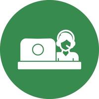 Online Service Vector Icon Design