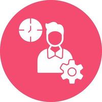 Productive Work Vector Icon Design