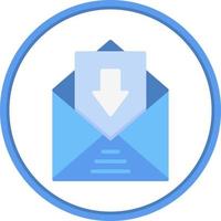Inbox Vector Icon Design