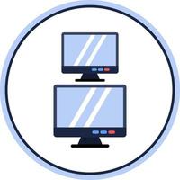 Monitors Vector Icon Design