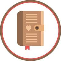 Diary Vector Icon Design