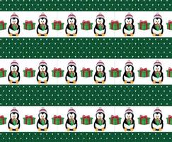 Knitted Christmas and New Year pattern esp 10 vector