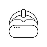 Vr, hat icon - Vector. Artificial intelligence on white background vector