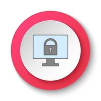 Terminator, smart icon - Vector. Artificial intelligence neumorphic style vector icon on white background