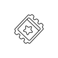 Ticked, retro, arcade icon. On white background. Ticked retro arcade icon vector