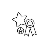 Certification, winner, favorite icon. On white background. Certification winner favorite icon vector