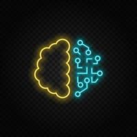 brain, intelligence paper style, icon. Grey color vector background- Paper style vector icon,