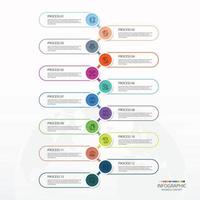 Infographic with 13 steps, process or options. vector