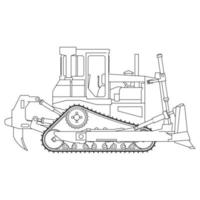 line art drawing for car. Outline vector doodle illustration. Vector eps10.