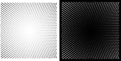 Circle halftone. Abstract dotted circles, round halftones geometric dots gradient and pop art texture. Dot spray gradation vector set. Illustration halftone gradient spotted, effect round