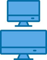 Monitors Vector Icon Design