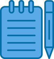 Taking Notes Vector Icon Design