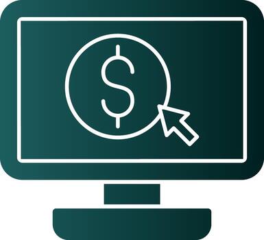 Cost Per Click Vector Icon Design