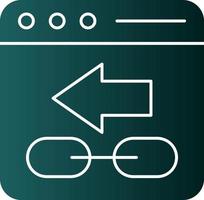 Backlink Vector Icon Design