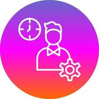 Productive Work Vector Icon Design
