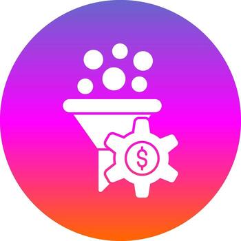 Conversion Rate Optimization Vector Icon Design