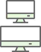 Monitors Vector Icon Design