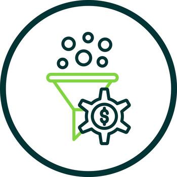 Conversion Rate Optimization Vector Icon Design