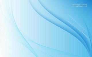 Elegant Smooth gradient background vector. Blue gradient wavy background vector