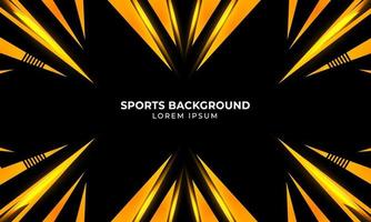 Orange Gradient sports background vector. Modern shinny sport background. Dark sport background vector