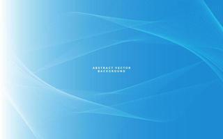 Elegant Blue gradient wavy background. Smooth gradient background vector