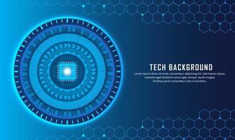 Futuristic Artificial intelligence background. Technology Science Day background with chipset, hand and geometric elements vector. vector