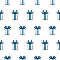 Christmas background, seamless tiling, great choice for wrapping paper pattern vector