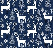 Christmas reindeer seamless pattern background. illustration background. Vector illustration layered for easy manipulation and custom coloring