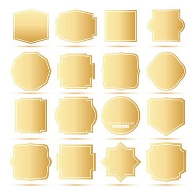 Golden Frames Set.