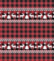 Christmas and New Year pattern at Buffalo Plaid. Festive background for design and print vector