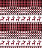 Christmas and New Year pattern at Buffalo Plaid. Festive background for design and print vector