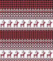 Christmas and New Year pattern at Buffalo Plaid. Festive background for design and print vector