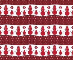 Knitted Christmas and New Year pattern esp 10 vector