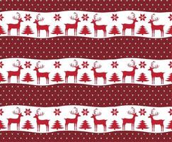 Knitted Christmas and New Year pattern esp 10 vector