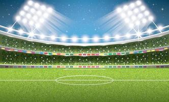 Soccer Stadium. Football Arena. vector