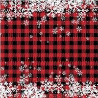 patrón de navidad y año nuevo en buffalo plaid. fondo festivo para diseño e impresión vector