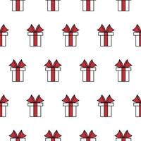 Christmas background, seamless tiling, great choice for wrapping paper pattern vector