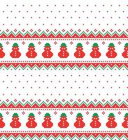 New Year s Christmas pattern pixel vector illustration eps