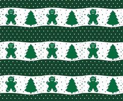 Knitted Christmas and New Year pattern esp 10 vector