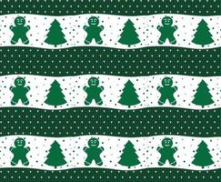 Knitted Christmas and New Year pattern esp 10 vector