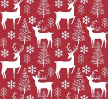 Christmas reindeer seamless pattern background. illustration background. Vector illustration layered for easy manipulation and custom coloring