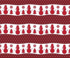 Knitted Christmas and New Year pattern esp 10 vector