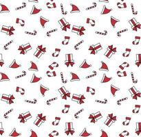 Christmas background, seamless tiling, great choice for wrapping paper pattern vector