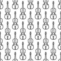 Seamless vector pattern with music notes.