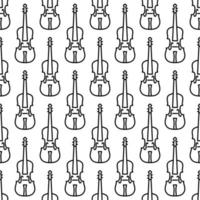 Seamless vector pattern with music notes.