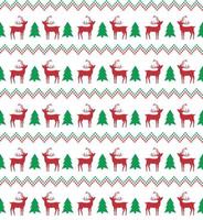 Knitted Christmas and New Year pattern in snowmen. Wool Knitting Sweater Design. Wallpaper wrapping paper textile print. Eps 10 vector